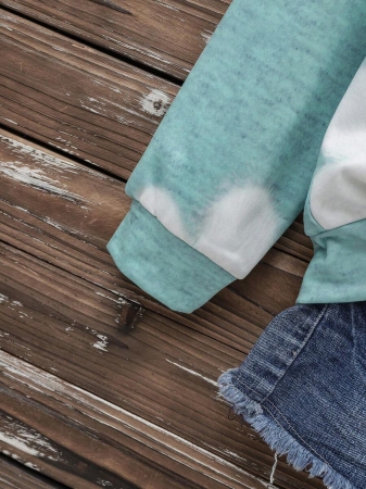 SHEIN LUNE Casual Cute Floral Pattern Round Neck Loose Fit Women Sweatshirt, Suitable For Autumn/Winter - Image 99