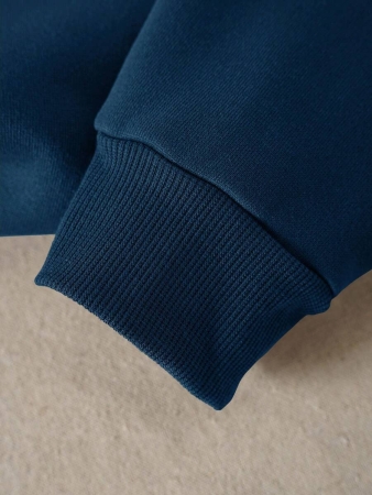 INAWLY Coffee And Slogan Graphic Thermal Lined Sweatshirt,Long Sleeve Tops Graduation,Back To School Outfits,Graduation,Teacher Outfits For Women,Back To School Pullover Fall Outfit - Image 4