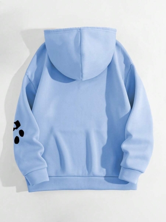 INAWLY Women's Hooded Printed Fleece Sweatshirt,Long Sleeve Tops Graduation,Back To School Outfits,Graduation,Teacher Outfits For Women,Back To School Pullover Fall Outfit - Image 6