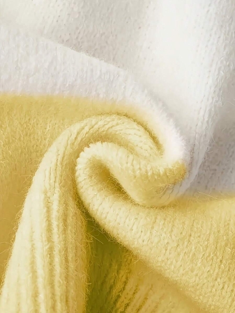 Women'S Casual Pink & White Color Block Hooded Sweater - Cozy Long Sleeve Cardigan With Button Details, Perfect For Fall/Winter, Relaxed Fit, Long Sleeve Sweater - Image 22