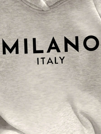 SHEIN Women's Casual Loose Fit Palm Tree Print Long Sleeve Hoodie Sweatshirt, Autumn - Image 29