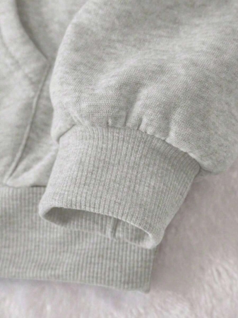 SHEIN Women's Casual Loose Fit Palm Tree Print Long Sleeve Hoodie Sweatshirt, Autumn - Image 32