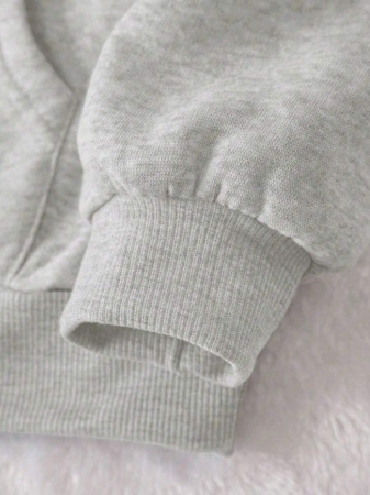 SHEIN Women's Casual Loose Fit Palm Tree Print Long Sleeve Hoodie Sweatshirt, Autumn - Image 72