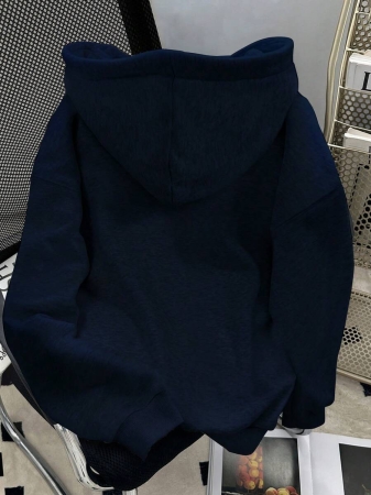 SHEIN Women's Casual Loose Fit Palm Tree Print Long Sleeve Hoodie Sweatshirt, Autumn - Image 89