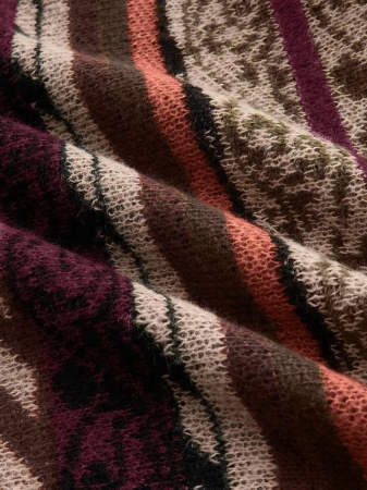 ROMWE Hippie Hippie Bohemian Vertical Striped Flare Sleeve Pullover Sweater - Image 5