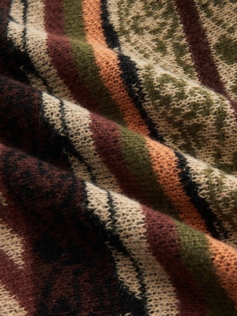 ROMWE Hippie Hippie Bohemian Vertical Striped Flare Sleeve Pullover Sweater - Image 13