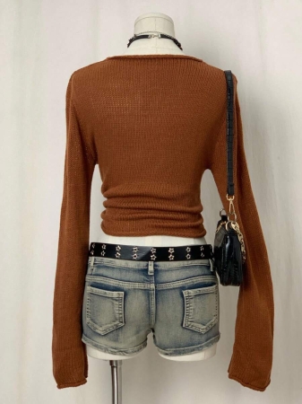 EgrlEra Women's Casual Star Pattern Sweater, Autumn - Image 13