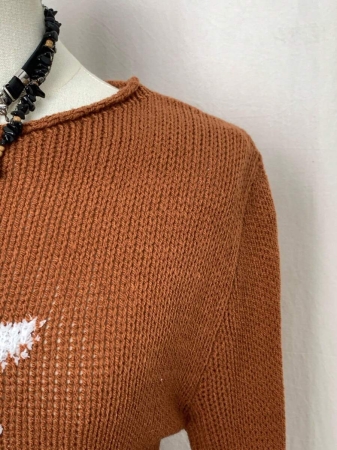 EgrlEra Women's Casual Star Pattern Sweater, Autumn - Image 14