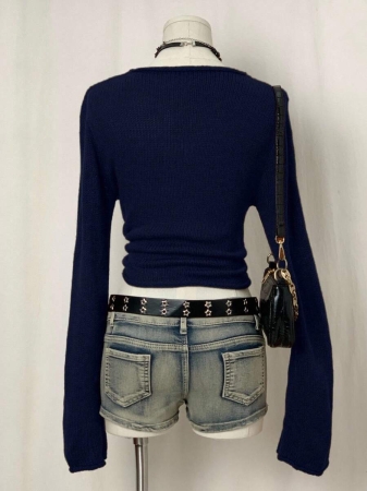 EgrlEra Women's Casual Star Pattern Sweater, Autumn - Image 23