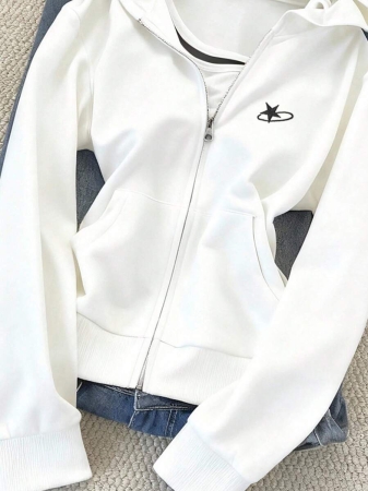 Noixe Women's Hooded Slim Fit Sweatshirt, Long Sleeve Hoodie - Image 5