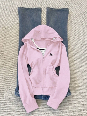 Noixe Women's Hooded Slim Fit Sweatshirt, Long Sleeve Hoodie - Image 8