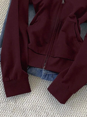 Noixe Women's Hooded Slim Fit Sweatshirt, Long Sleeve Hoodie - Image 20