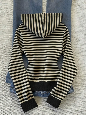 Noixe Women's Hooded Slim Fit Sweatshirt, Long Sleeve Hoodie - Image 24