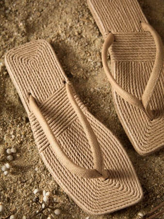 Tropiscape Women's Simple Style Slipper, Solid Soft Suede Flat Flip Flops With A Thin Vamp Strap Bohemia Chill Vacation Beach Autumn Christmas Christmas Winter Christmas Gifts - Image 4