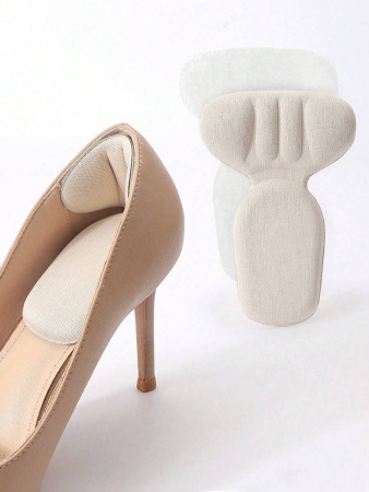 1 Pair/2 Pairs Heel Grips Liner Cushions Inserts For Loose Shoes, Heel Pads Snugs For Shoe Too Big Men Women, Filler Improved Shoe Fit And Comfort, Prevent Heel Slip And Blister Plain Basics Cute Plain / Plain Toe - Image 7