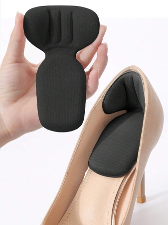 1 Pair/2 Pairs Heel Grips Liner Cushions Inserts For Loose Shoes, Heel Pads Snugs For Shoe Too Big Men Women, Filler Improved Shoe Fit And Comfort, Prevent Heel Slip And Blister Plain Basics Cute Plain / Plain Toe - Image 10