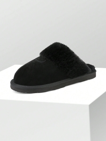 Women's House Slippers Indoor 8 Mm Fuzzy Fluffy Furry Cozy Home Bedroom Comfy Winter Cute Warm Outdoor Classic Style Suede Upper Shoes Snow Slippers For Christmas Gift - Image 12