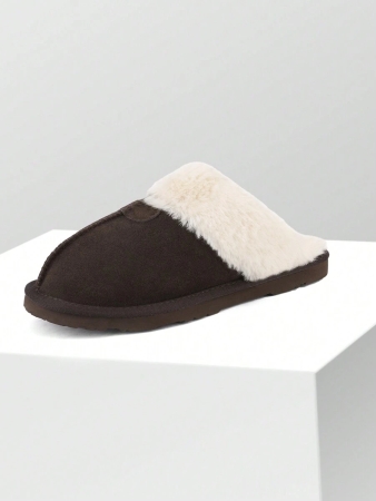 Women's House Slippers Indoor 8 Mm Fuzzy Fluffy Furry Cozy Home Bedroom Comfy Winter Cute Warm Outdoor Classic Style Suede Upper Shoes Snow Slippers For Christmas Gift - Image 21