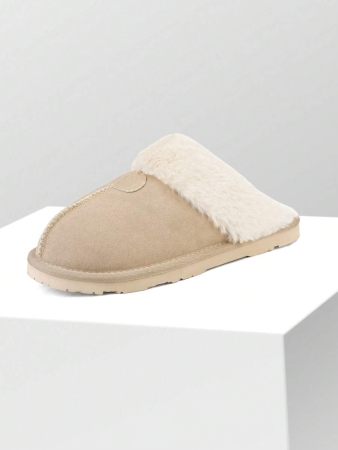 Women's House Slippers Indoor 8 Mm Fuzzy Fluffy Furry Cozy Home Bedroom Comfy Winter Cute Warm Outdoor Classic Style Suede Upper Shoes Snow Slippers For Christmas Gift - Image 35