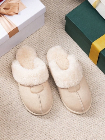 Women's House Slippers Indoor 8 Mm Fuzzy Fluffy Furry Cozy Home Bedroom Comfy Winter Cute Warm Outdoor Classic Style Suede Upper Shoes Snow Slippers For Christmas Gift - Image 37