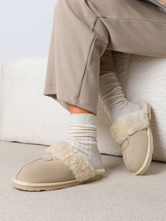 Women's House Slippers Indoor 8 Mm Fuzzy Fluffy Furry Cozy Home Bedroom Comfy Winter Cute Warm Outdoor Classic Style Suede Upper Shoes Snow Slippers For Christmas Gift - Image 39