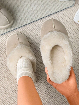 Women's House Slippers Indoor 8 Mm Fuzzy Fluffy Furry Cozy Home Bedroom Comfy Winter Cute Warm Outdoor Classic Style Suede Upper Shoes Snow Slippers For Christmas Gift - Image 41