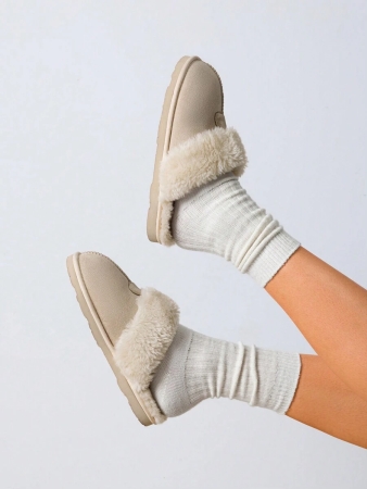 Women's House Slippers Indoor 8 Mm Fuzzy Fluffy Furry Cozy Home Bedroom Comfy Winter Cute Warm Outdoor Classic Style Suede Upper Shoes Snow Slippers For Christmas Gift - Image 42