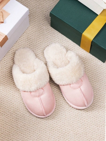 Women's House Slippers Indoor 8 Mm Fuzzy Fluffy Furry Cozy Home Bedroom Comfy Winter Cute Warm Outdoor Classic Style Suede Upper Shoes Snow Slippers For Christmas Gift - Image 48