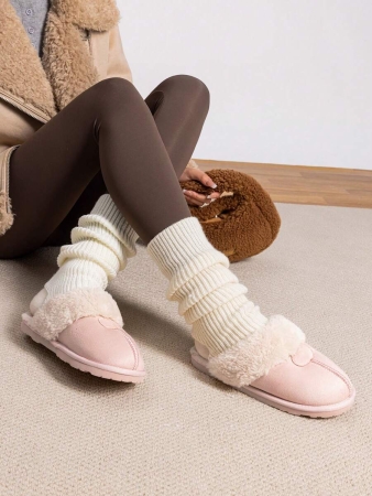 Women's House Slippers Indoor 8 Mm Fuzzy Fluffy Furry Cozy Home Bedroom Comfy Winter Cute Warm Outdoor Classic Style Suede Upper Shoes Snow Slippers For Christmas Gift - Image 49