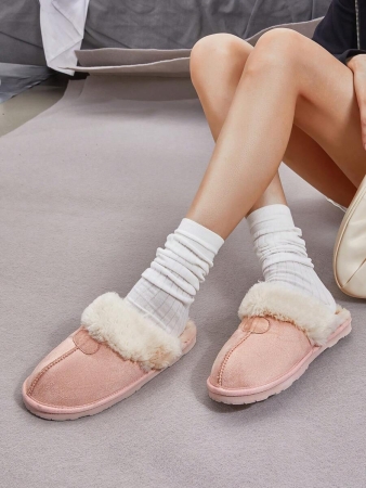 Women's House Slippers Indoor 8 Mm Fuzzy Fluffy Furry Cozy Home Bedroom Comfy Winter Cute Warm Outdoor Classic Style Suede Upper Shoes Snow Slippers For Christmas Gift - Image 50