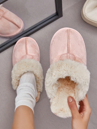 Women's House Slippers Indoor 8 Mm Fuzzy Fluffy Furry Cozy Home Bedroom Comfy Winter Cute Warm Outdoor Classic Style Suede Upper Shoes Snow Slippers For Christmas Gift - Image 52
