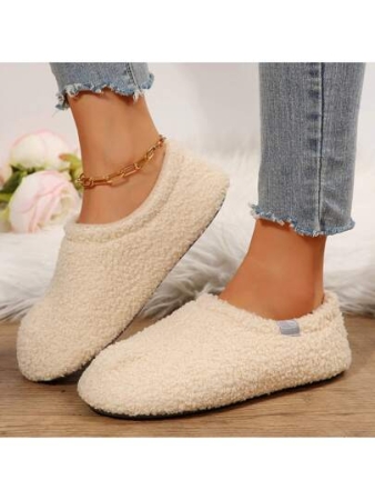 Women's Slippers Boots Memory Foam Fuzzy Booties House Shoes Winter Warm Indoor Outdoor