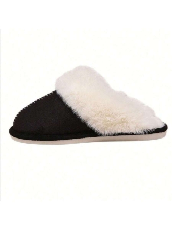 Women's Plush Lined Slippers, Wool Fluffy Moccasins,Outdoor Indoor Dual Use Slippers - Image 13