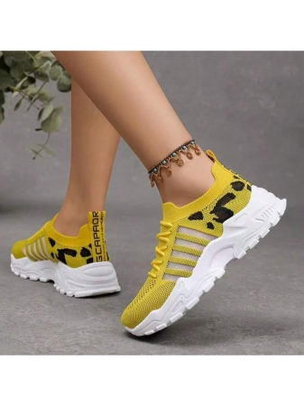 New Breathable, Thick-Soled, Lace-Up Low-Top Slip-On Shoes For Women, Comfortable Casual Shoes | Summer Shoes For The Beach, Vacation, Camping, And Everyday Wear | Casual Style | Mesh Design, Women's Sneakers, Casual And Sporty Design, Suitable For All-Day Wear - Image 14