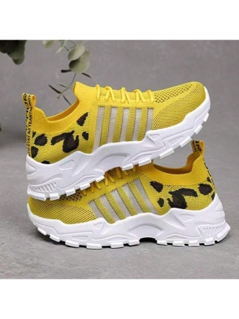 New Breathable, Thick-Soled, Lace-Up Low-Top Slip-On Shoes For Women, Comfortable Casual Shoes | Summer Shoes For The Beach, Vacation, Camping, And Everyday Wear | Casual Style | Mesh Design, Women's Sneakers, Casual And Sporty Design, Suitable For All-Day Wear - Image 15