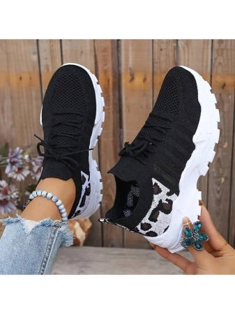 New Breathable, Thick-Soled, Lace-Up Low-Top Slip-On Shoes For Women, Comfortable Casual Shoes | Summer Shoes For The Beach, Vacation, Camping, And Everyday Wear | Casual Style | Mesh Design, Women's Sneakers, Casual And Sporty Design, Suitable For All-Day Wear - Image 21