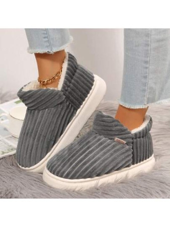 VEDAXIN Soft & Cozy Women's Cotton Slippers - Comfortable Indoor House Shoes