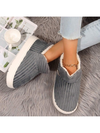 VEDAXIN Soft & Cozy Women's Cotton Slippers - Comfortable Indoor House Shoes - Image 4