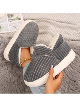 VEDAXIN Soft & Cozy Women's Cotton Slippers - Comfortable Indoor House Shoes - Image 6