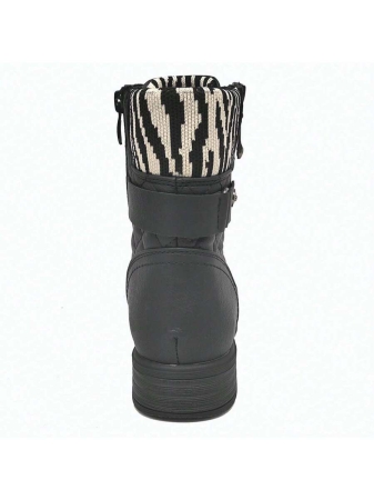 GLOBALWIN Women's Ankle Booties Fashion Combat Boots Fall Boots For Women Comfortable Low Heel Fall Boots Halloween Season - Image 27