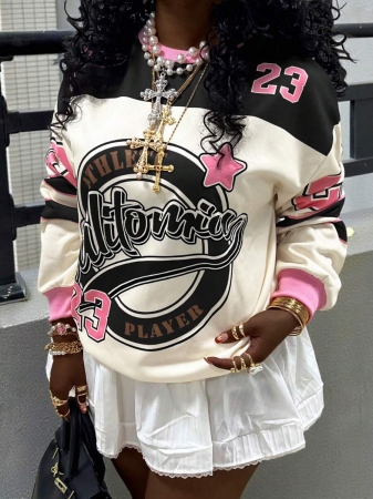 Rovax Mark Lady Maria Bless Me, Shelter Me Fall Winter Sweatshirt - Image 2