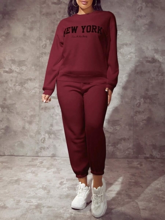 SHEIN SXY Letter Graphic Drop Shoulder Sweatshirt,Long Sleeve Tops In Fall/Winter - Image 11