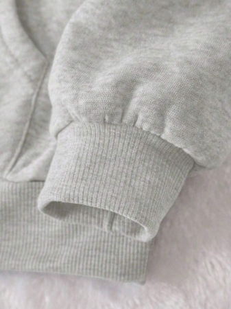 SHEIN Women's Casual Loose Fit Palm Tree Print Long Sleeve Hoodie Sweatshirt, Autumn - Image 78