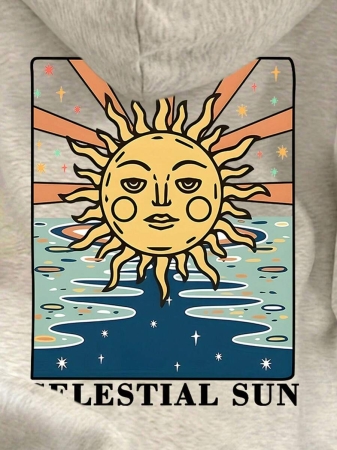 SHEIN Women's Letter Print Long Sleeve Casual Loose Hoodie Sweatshirt Fall Cloth For Women, Christmas - Image 21