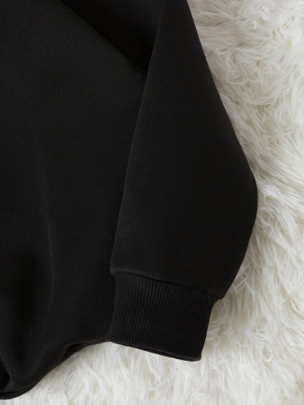 INAWLY Letter & Floral Print Thermal Pullover,Long Sleeve Tops Graduation,Back To School Outfits,Graduation,Teacher Outfits For Women,Back To School Fall Outfit - Image 6