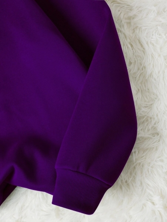 INAWLY Letter & Floral Print Thermal Pullover,Long Sleeve Tops Graduation,Back To School Outfits,Graduation,Teacher Outfits For Women,Back To School Fall Outfit - Image 12