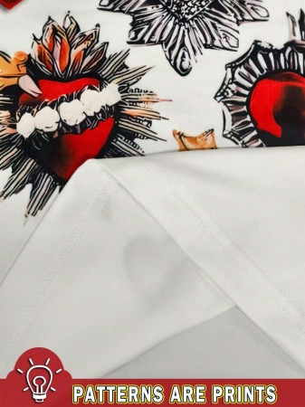 Noixe Y2K Women's Printed T-Shirt, Plum Blossom T-Shirt, Suitable For Autumn And Winter, Fashionable, Printed T-Shirt, Fashionable T-Shirt, Gifts For Brothers And Sisters, Gifts For Sisters, Cute T-Shirt, 2000S Retro T-Shirt, Casual And Simple, Fashionable T-Shirt - Image 20