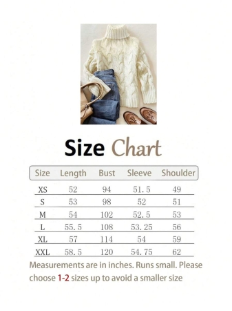 Autumn And Winter Elegant Fashion Casual Comfortable Brown Twisted Rope Sisal Pattern Textured High Neck Long Sleeve Sweater Knitted Pullover,Fall Clothes For Women, Winter Clothes For Women,Fall Tops,Work/Office, Business Casual Woman - Image 43