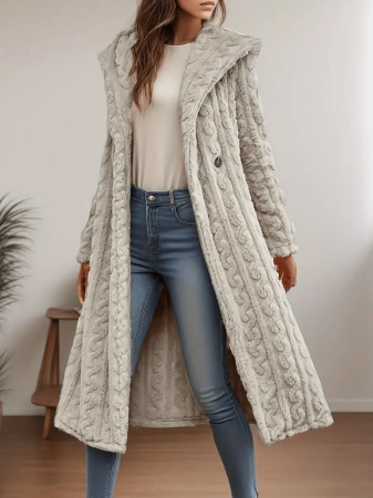 Women Casual Long Plain Bomber Jacket With Regular Long Sleeves And Collar High Stretch - Image 2