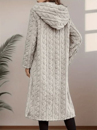 Women Casual Long Plain Bomber Jacket With Regular Long Sleeves And Collar High Stretch - Image 3